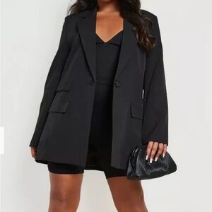 Oversized double pocket blazer. NWT